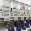 Embroidery machine doing embroidery on caps in Nairobi